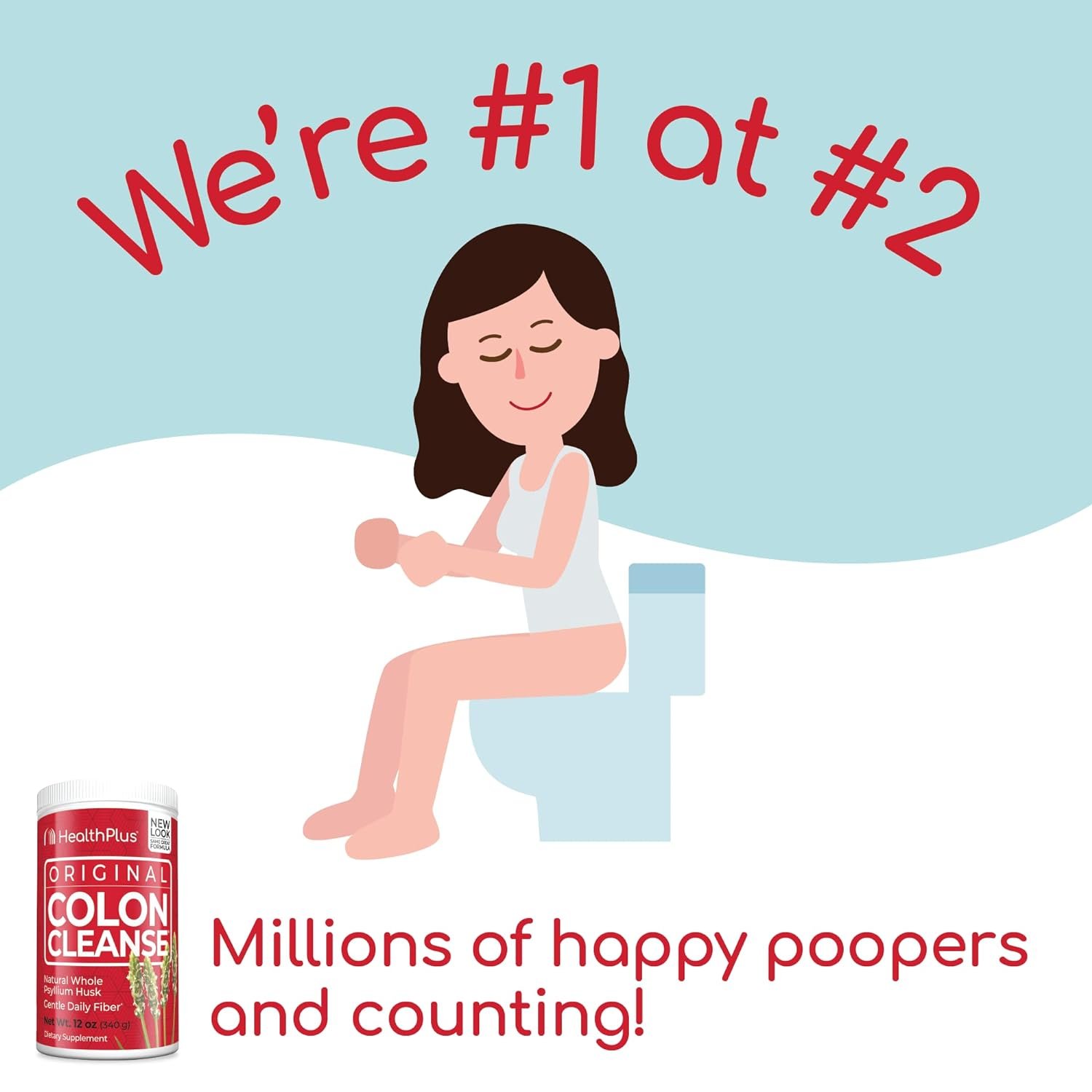 Health Plus Colon Cleanse Digestive Support | All Natural Daily Fiber for Toxin Elimination To Reduce Bloating | Supports Heart Health | 12 Ounces, 48 Servings Health Plus Colon Cleanse Digestive Support | All Natural Daily Fiber for Toxin Elimination To Reduce Bloating | Supports Heart Health | 12 Ounces, 48 Servings