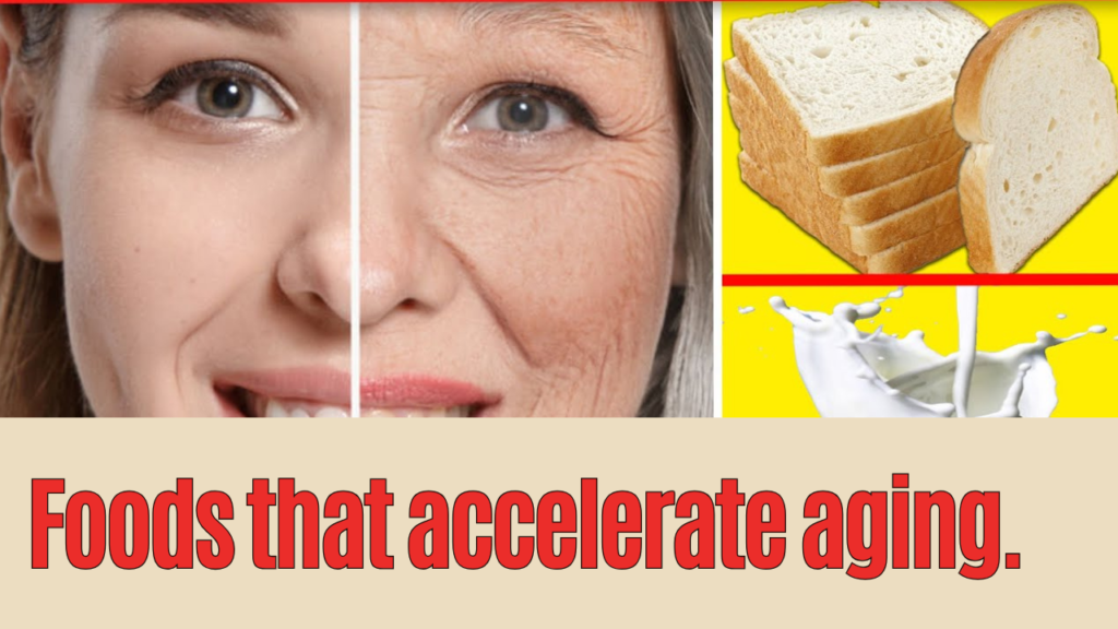 How lifestyle factors influence biological age Foods that accelerate aging